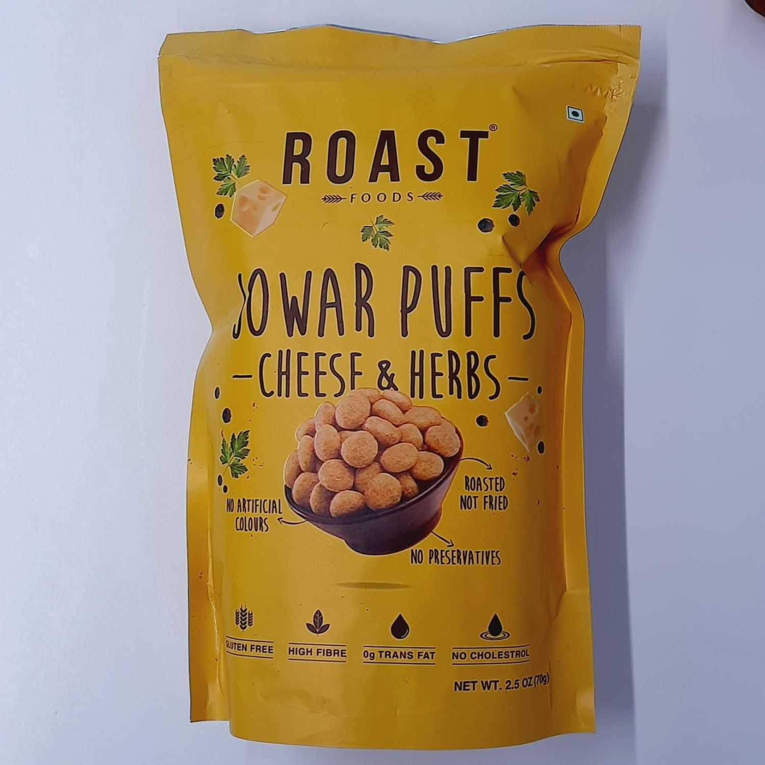 Roast - Jowar Puffs Cheese &amp; Herbs 70g