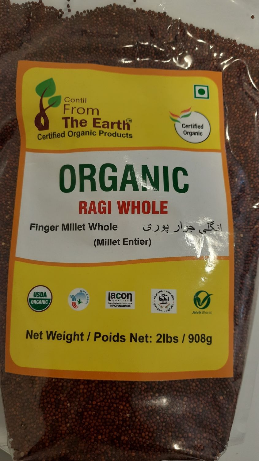 From the Earth - Organic Ragi Whole 2lb