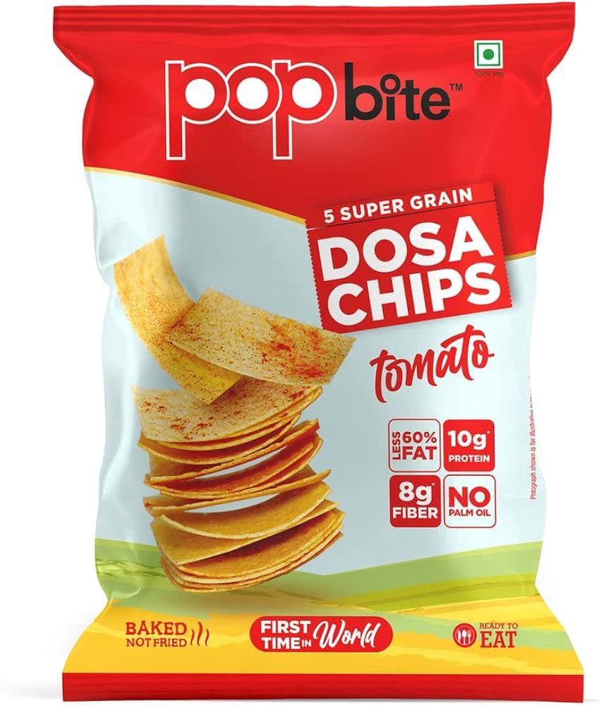 Pop Bites - Dosa Chips Tomato 100g