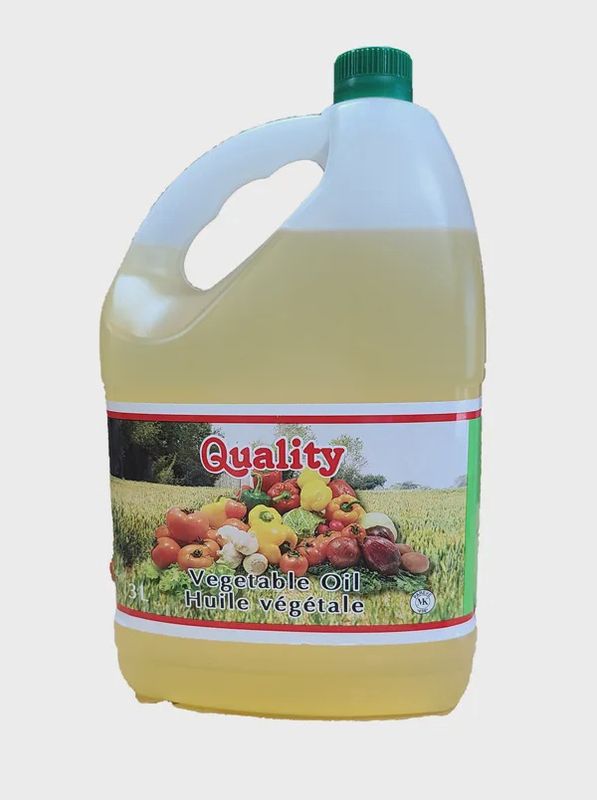 Quality - Vegetable Oil 3L