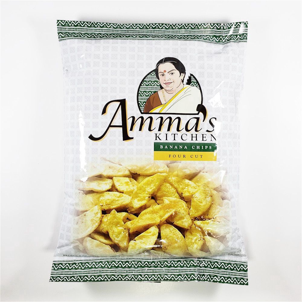 Amma&#39;s - Banana Chips 4 Cut 400g