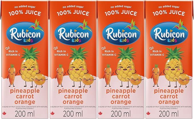 Rubicon - Pineapple Carrot Orange Pack of 4 * 200ml