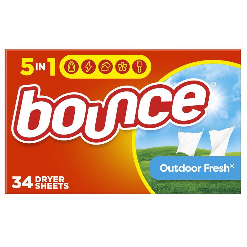 Bounce - Fabric Softener 34 Sheets Outdoor Fresh