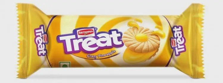 Britannia - Pineapple Cream Treat Biscuits 100g