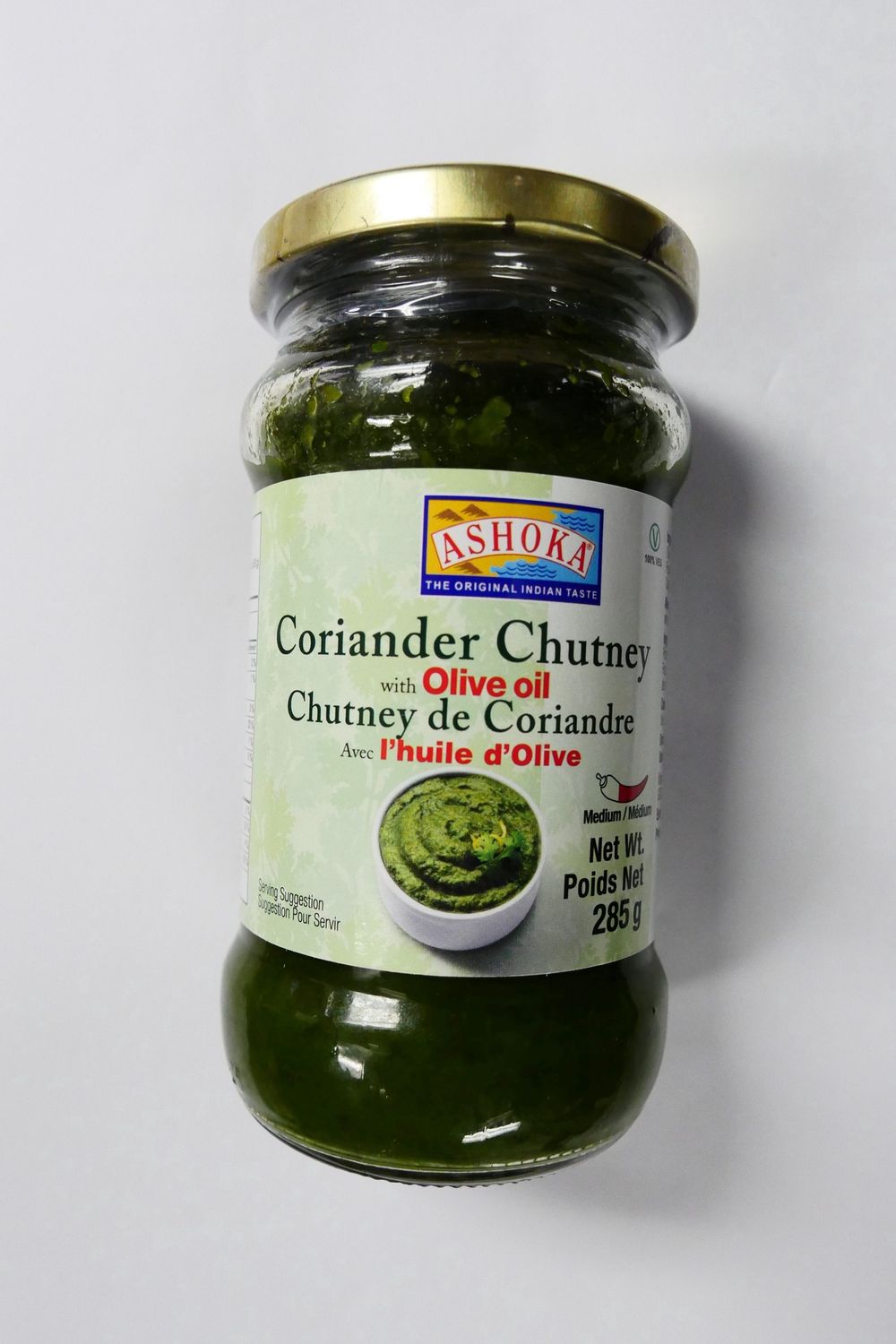 Ashoka - Chutney Coriander With Olive Oil 285g