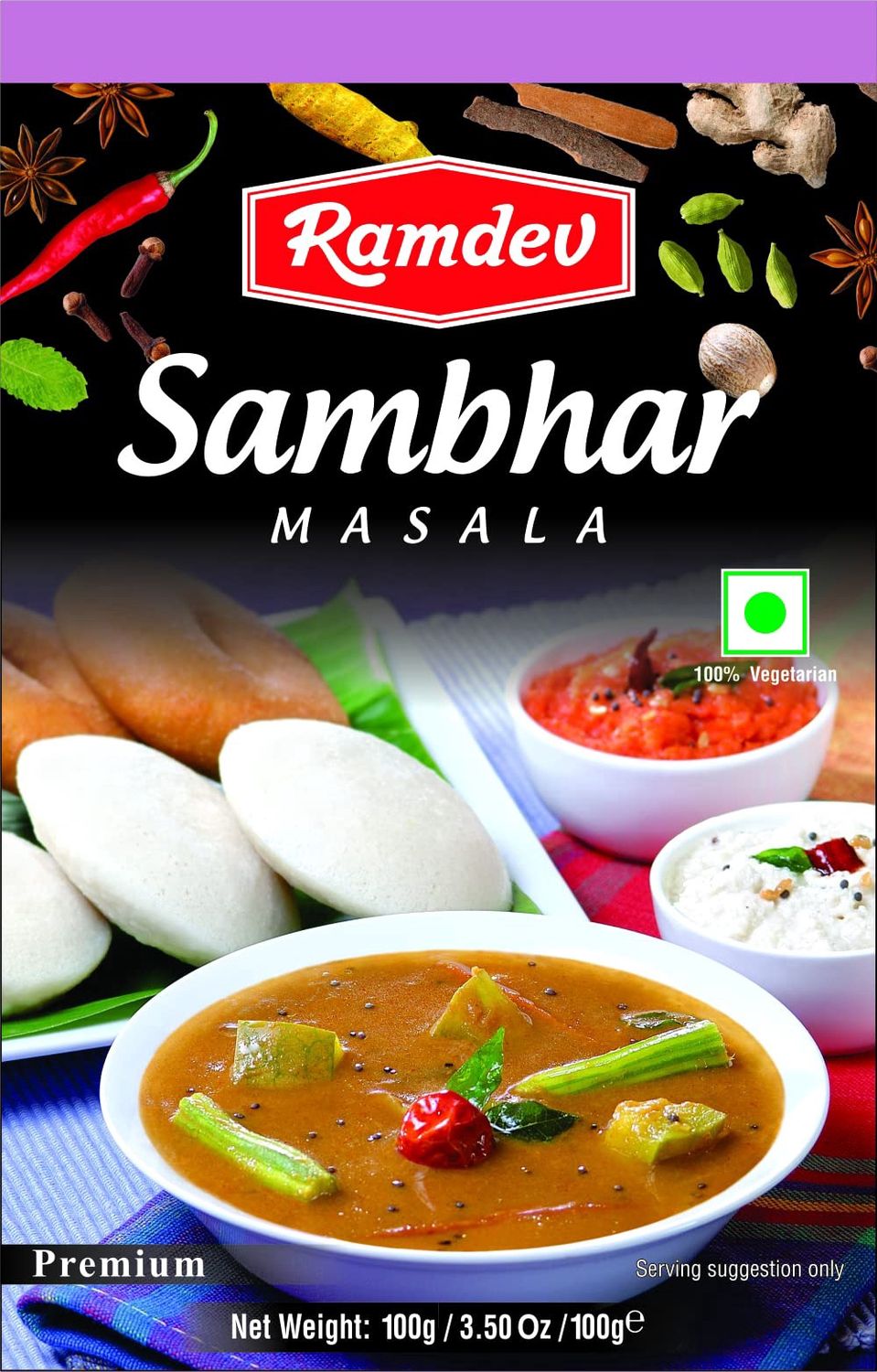 Ramdev - Sambhar Masala 100g