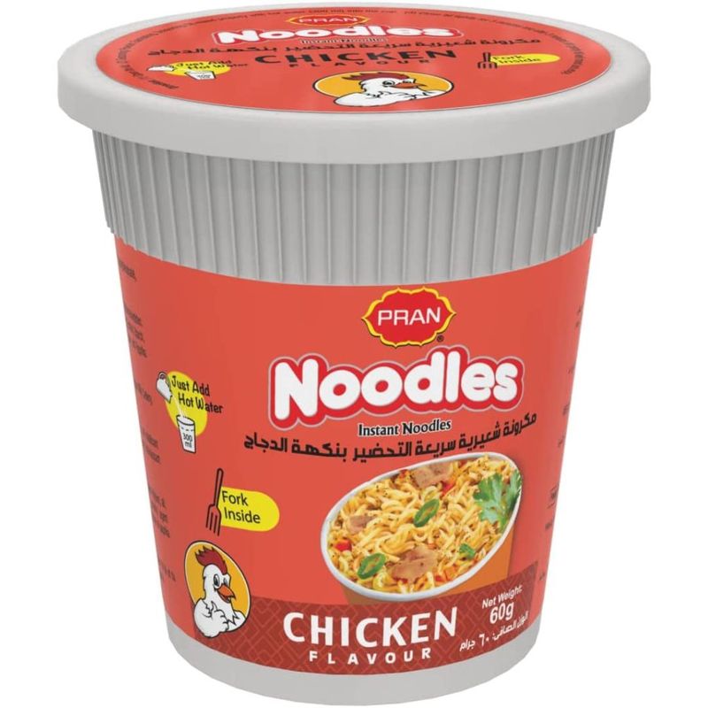 Pran - Noodles Cup Chicken Flavor 64g