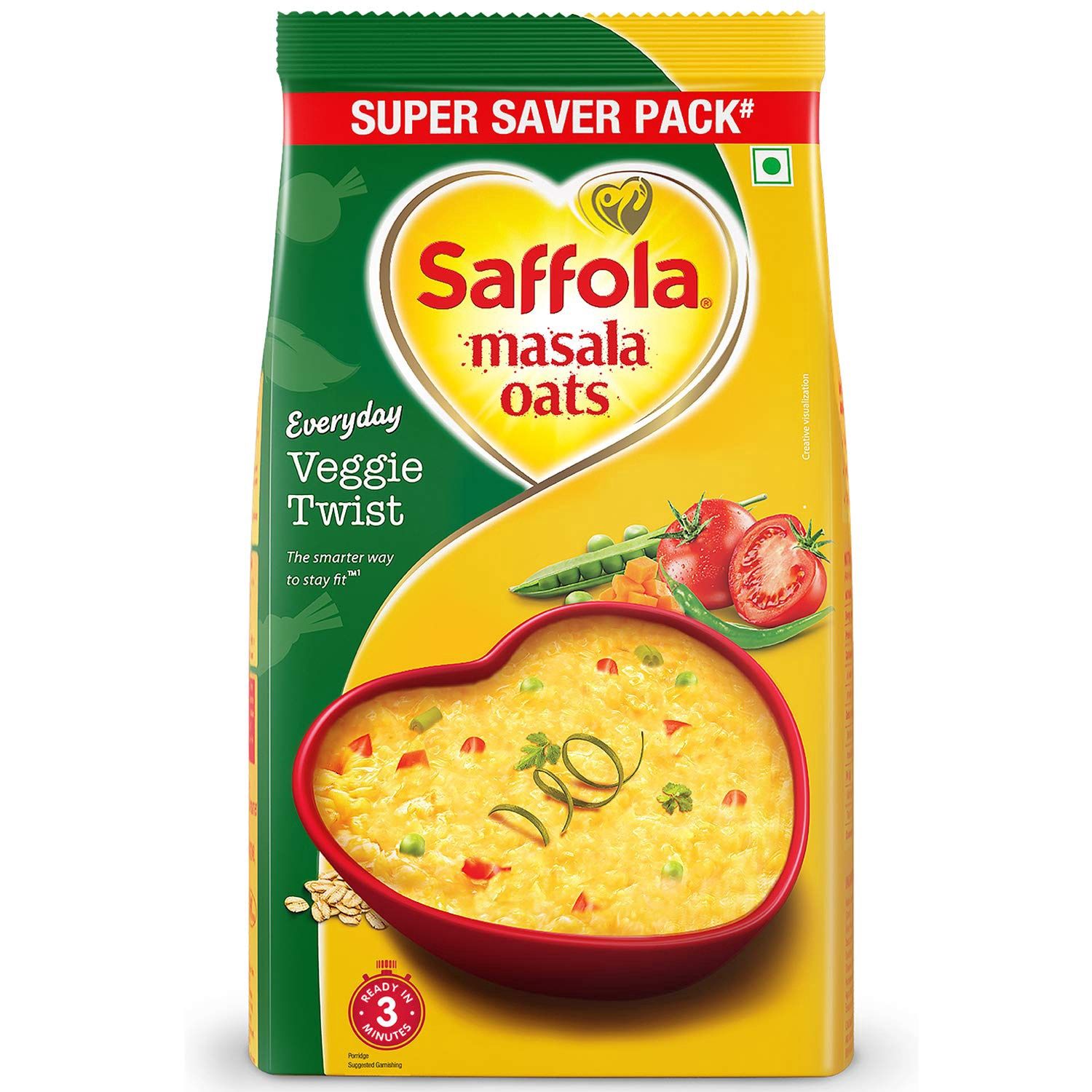 Saffola - Masala Oats Veg Twist 500g
