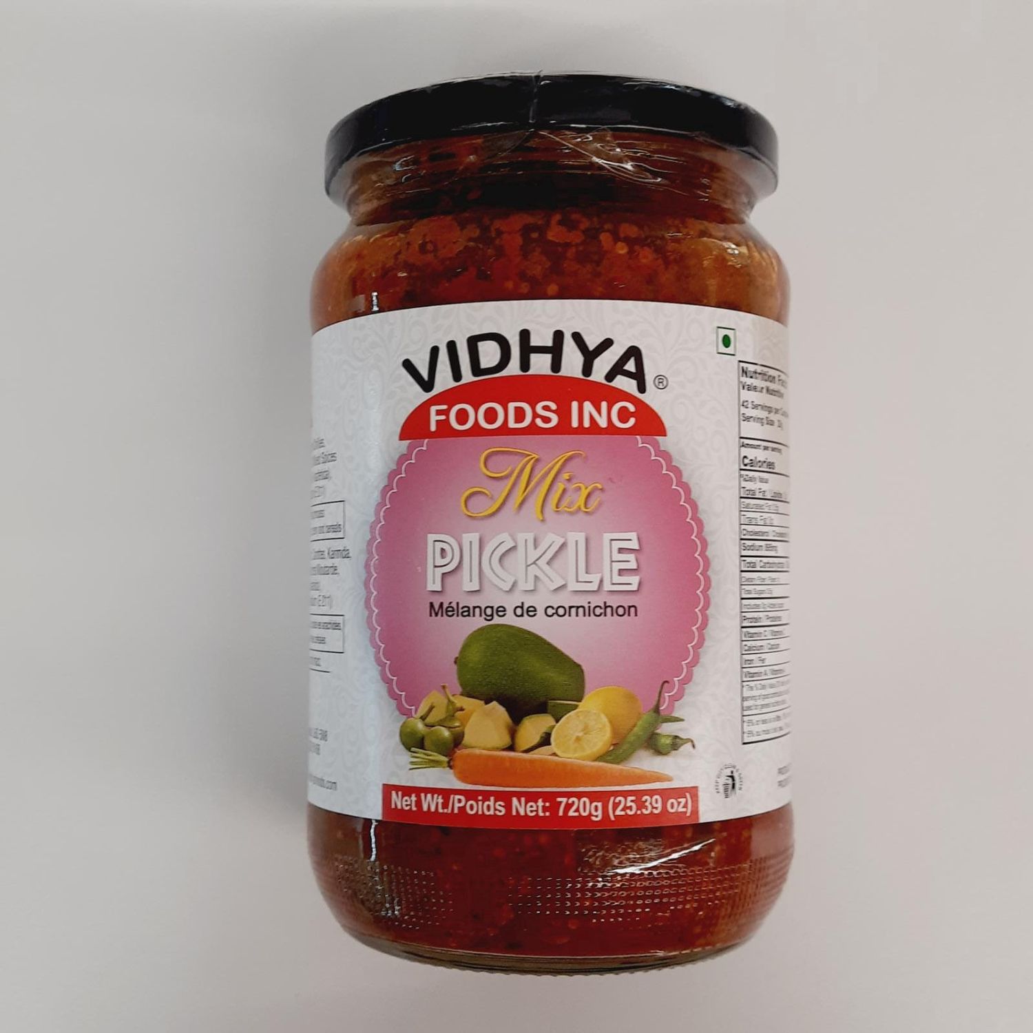 Vidhya - Mix Pickle 720g