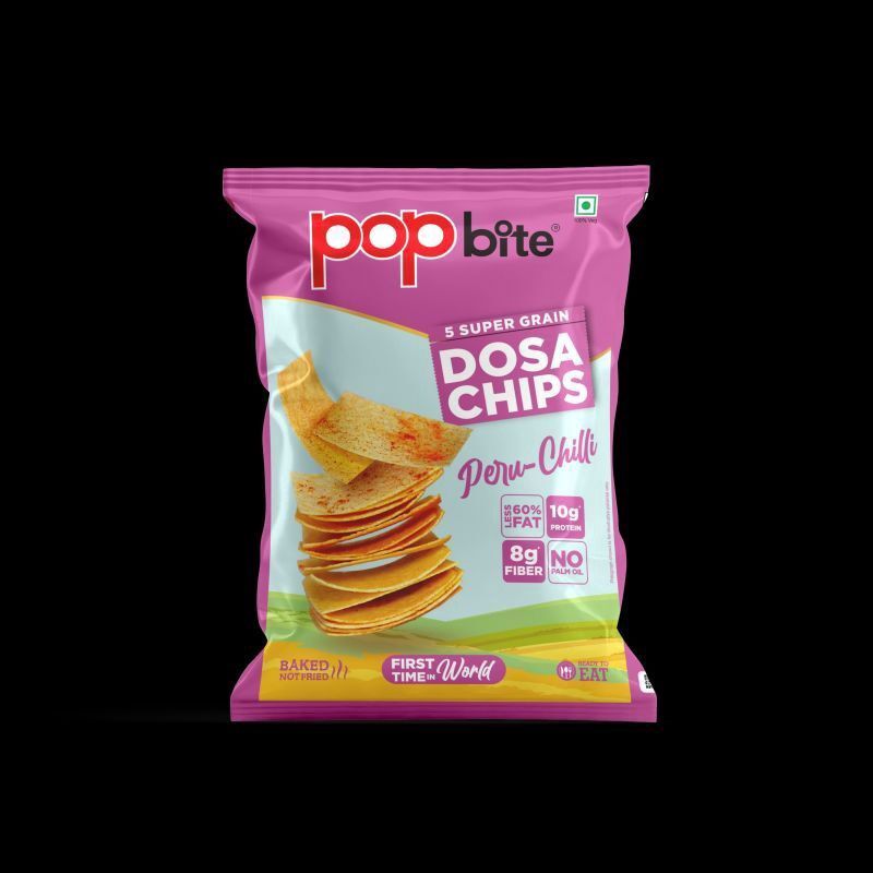 Pop Bites - Dosa Chips Peru Chilli 100g
