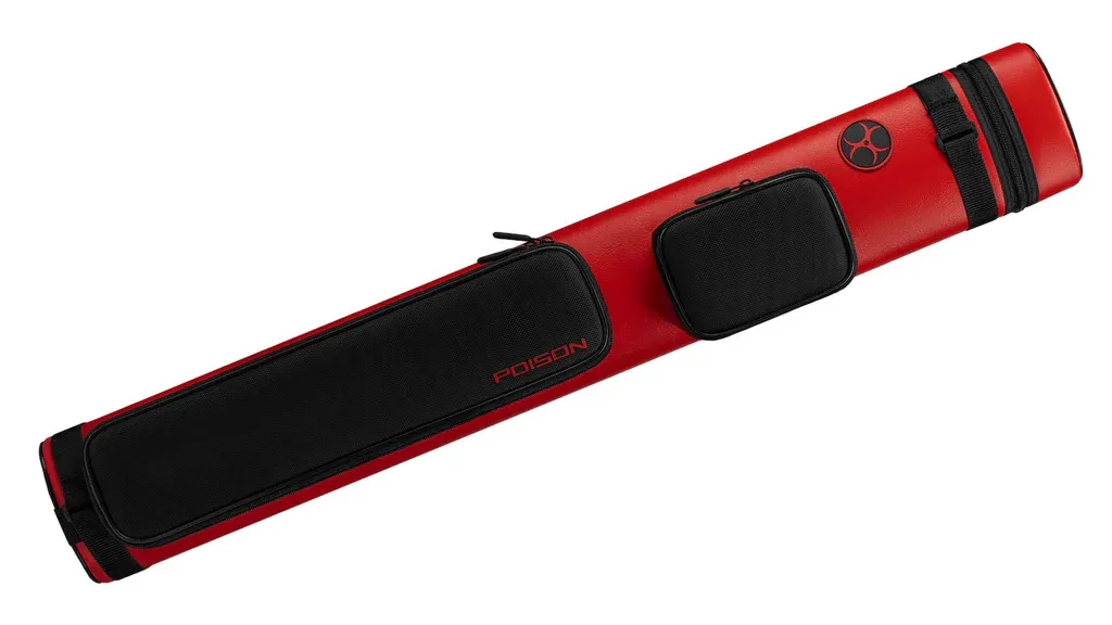 Poison Armor 3 Red 2Bx2S Red Hard Billiards Cue Case
