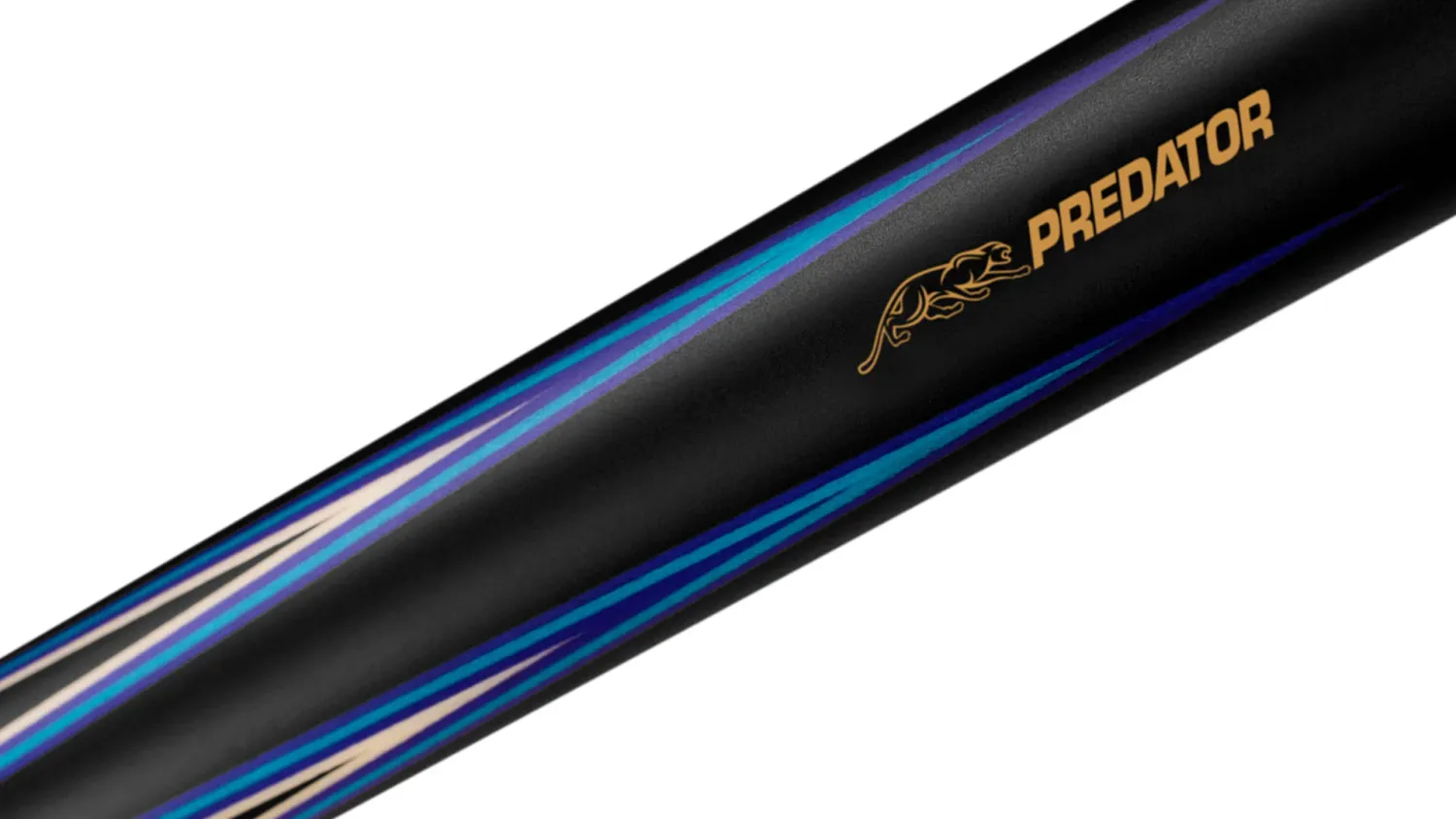 Predator 4 Point Sneaky Pete Black / Blue Points No Wrap Pool Cue Centro Shaft