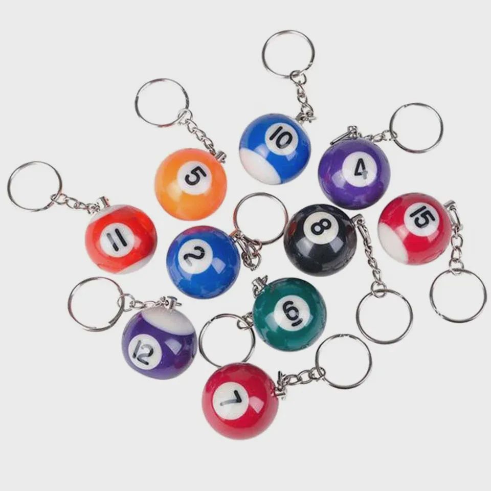 Billiard Keychains