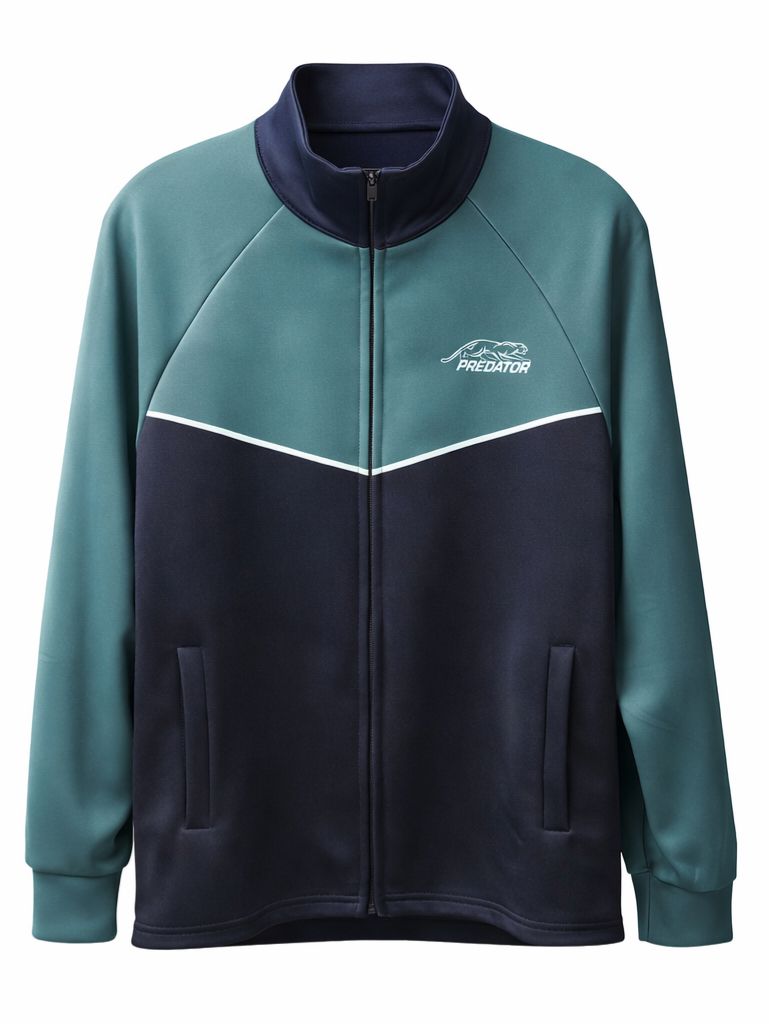 Predator Splice Full Zip Jacket, Color: Teal/Navy, Size: S