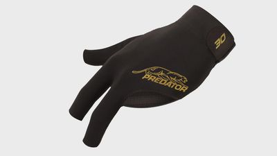Predator Second Skin Black &amp; Gold Billiard Glove 30th Anniversary - Left Hand