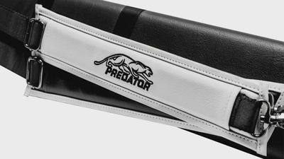 Predator Roadline Black/White Soft Pool Cue Case - 4 Butts x 8 Shafts