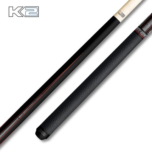 Koda K2 KLLE2W Low Deflection Pool Cue Gray &amp; Red