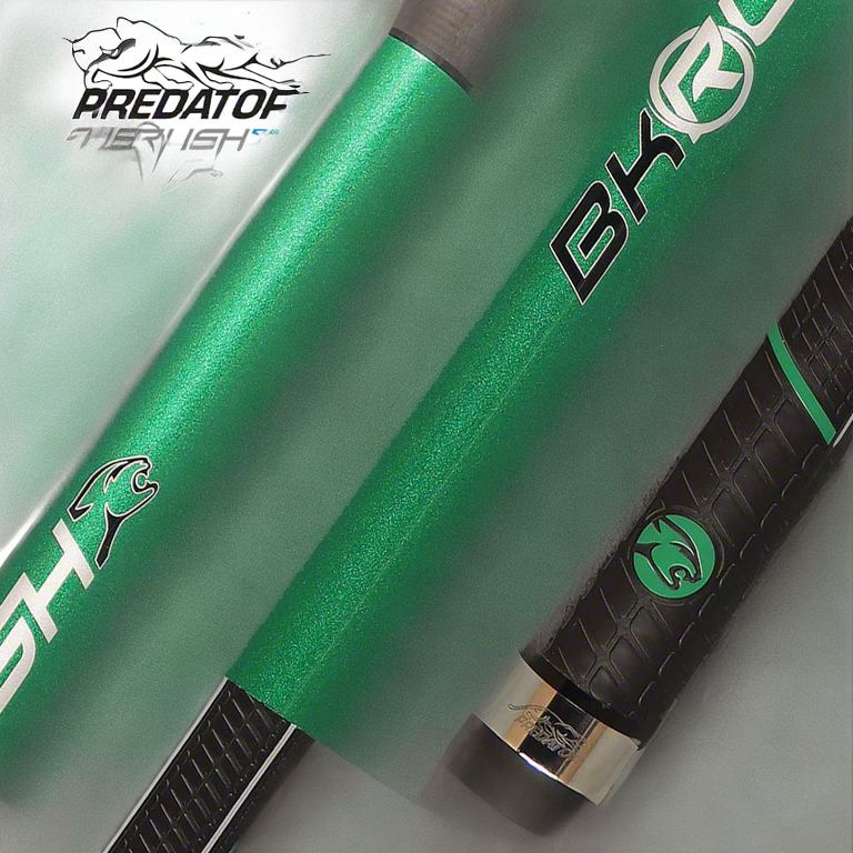 Predator Nova Green BK Rush  Break Cue - Sport Wrap