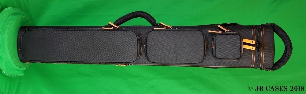 JB 4x8  Black Ultimate Rugged with Orange Stitching