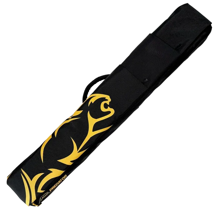 Predator Sport Backpack Pool Cue Case Hard 3x5, Color: Black/Yellow