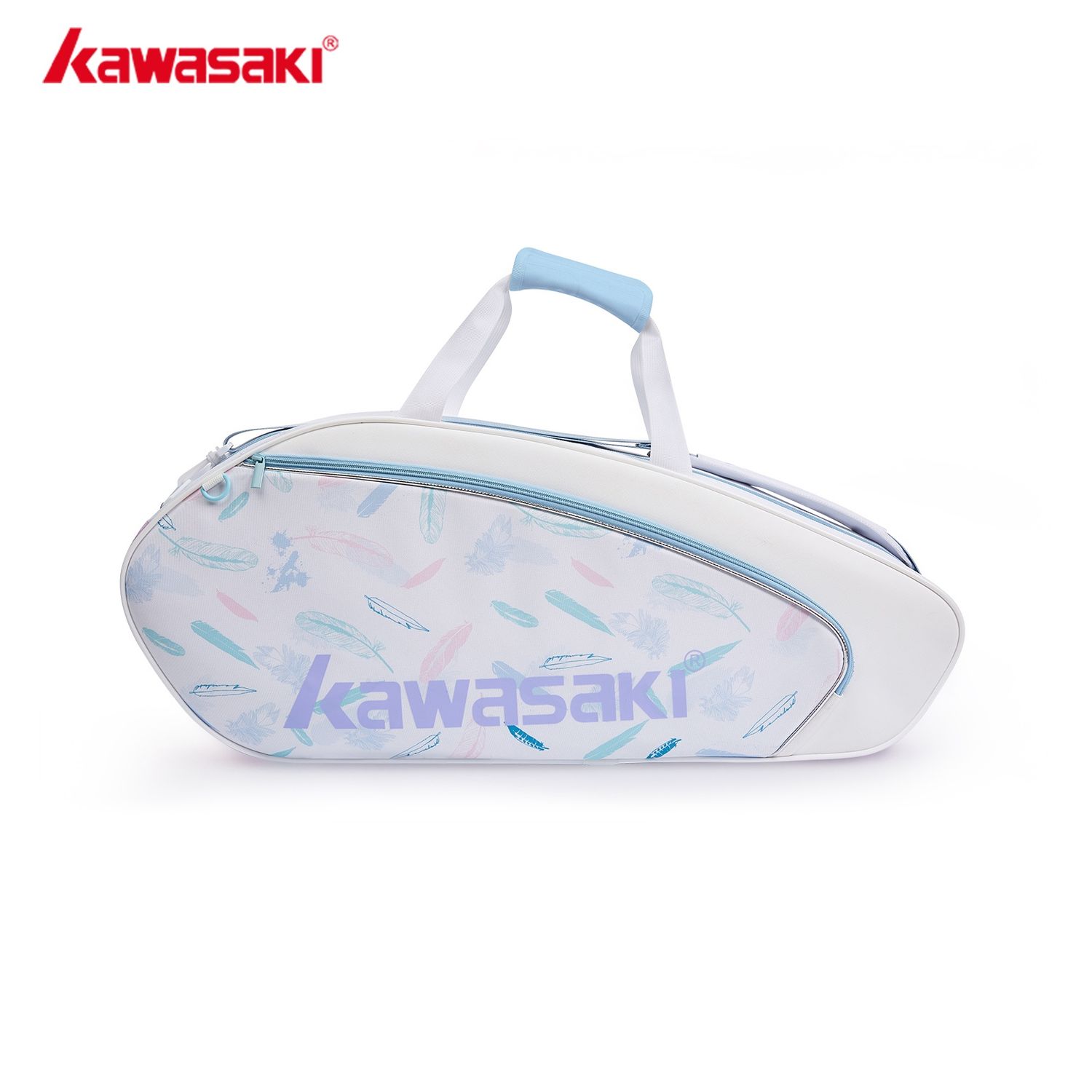Kawasaki Badminton Bag (3 racquet) K1G00-A8362 (White)