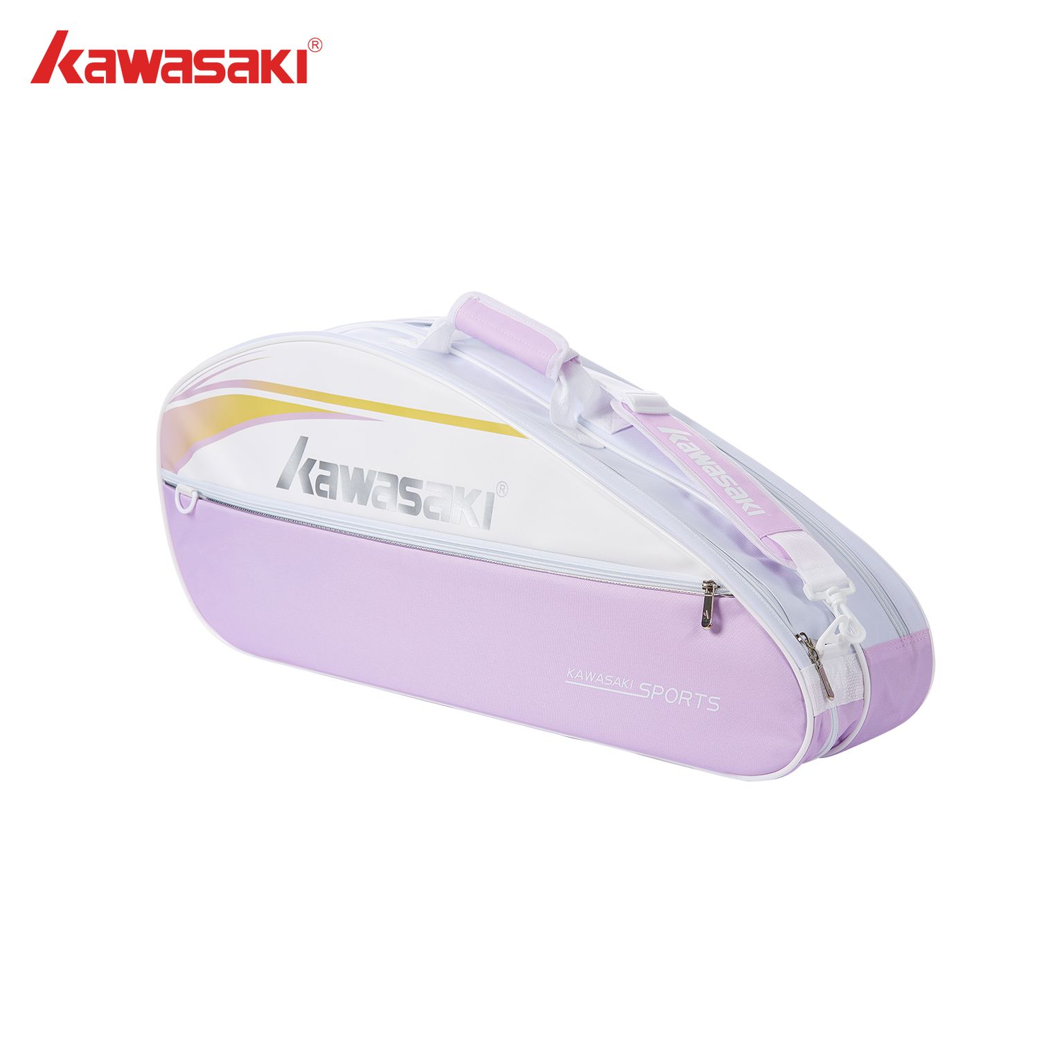 Kawasaki Badminton Bag (3 Racquet) K1G00-B8363 (Purple)
