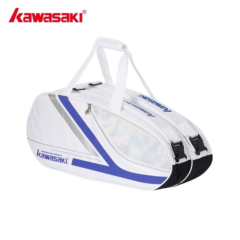 Kawasaki Badminton Bag (6 Racquet) K1G00-A8609-1 (White)