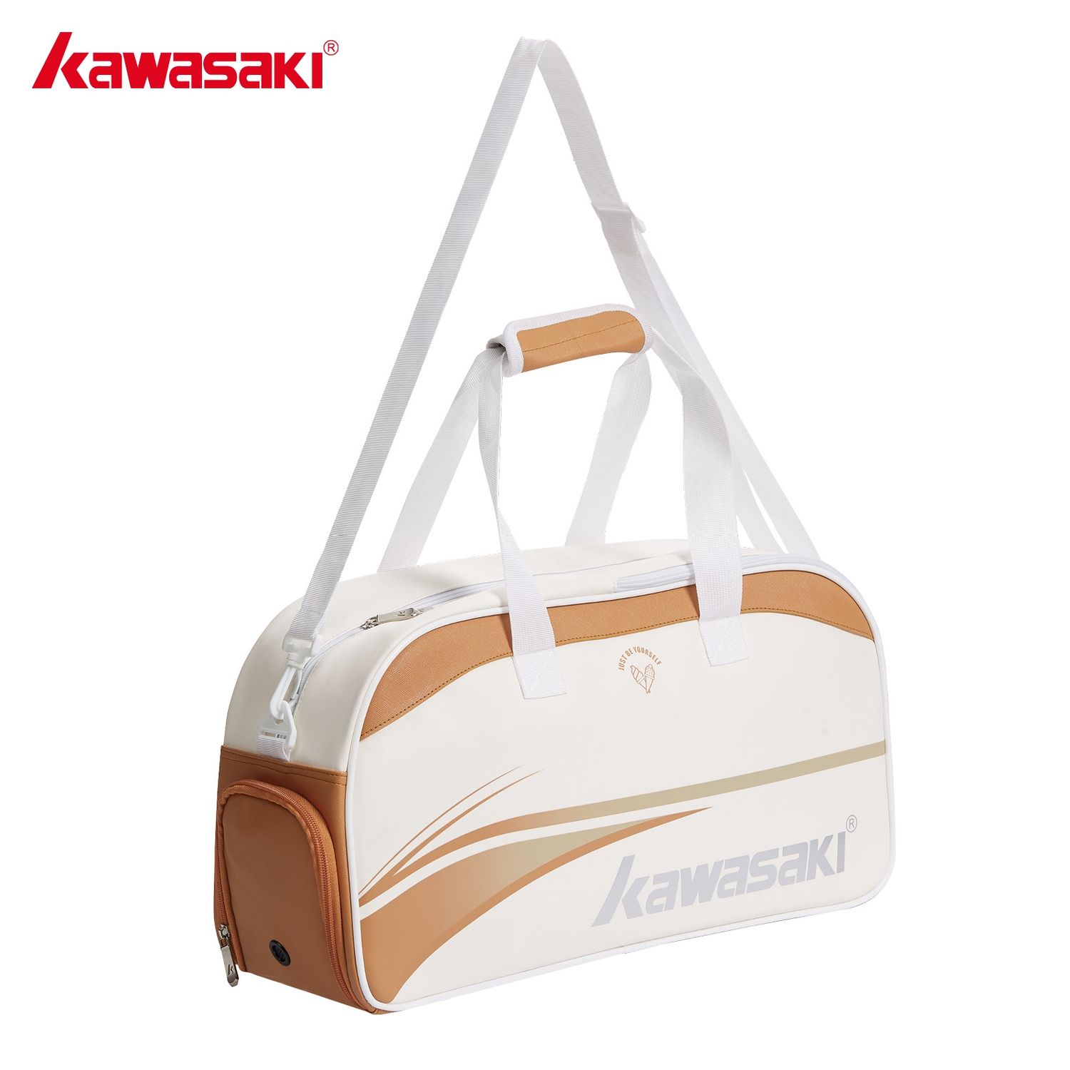 Kawasaki Badminton Duffel Bag K1G00-A8131 (Brown)
