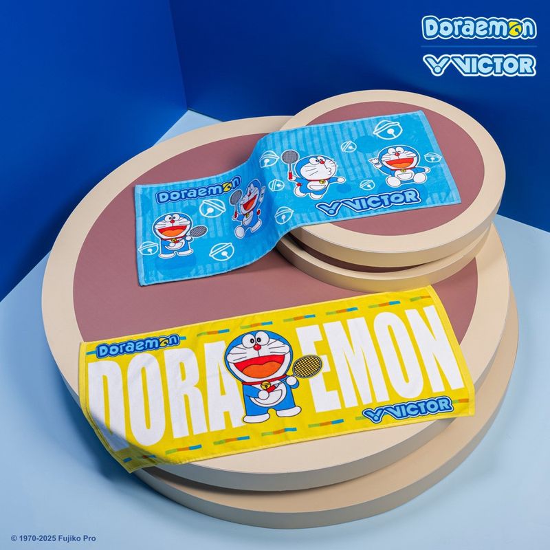 VICTOR x Doraemon Towel C-4204DRM