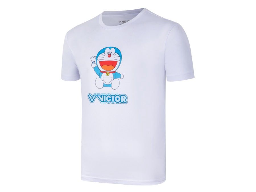 VICTOR Doraemon T-Shirt T-501DRM, Size: 2XS