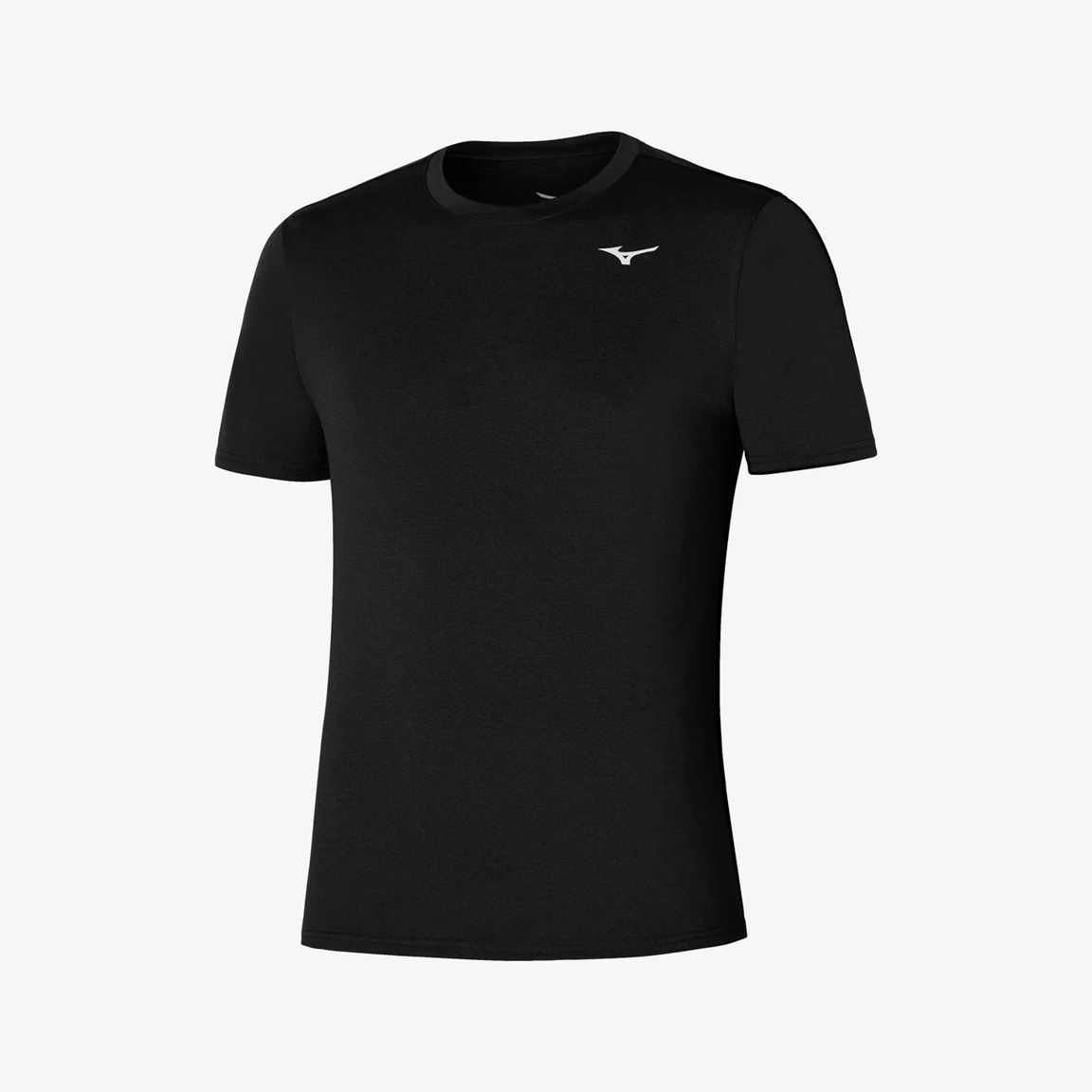 Mizuno Impulse Tee (Men) J2GAC01909 Men's Running Clothing Black, Size: Size XS