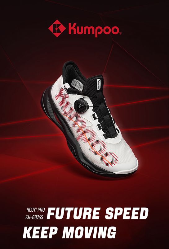 Kumpoo Shoes KH-G826S White/Red