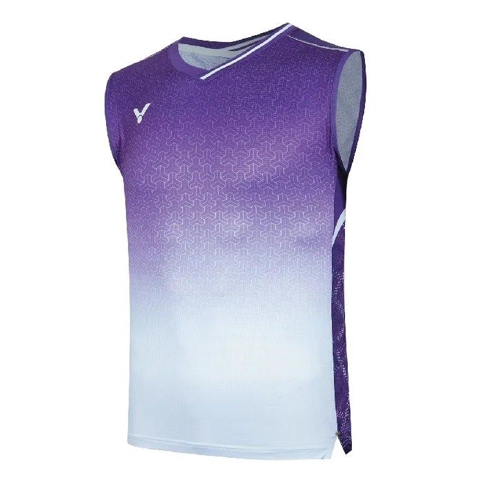 VICTOR LZJ Limited Unisex Knitted Sleeveless Top T-55003 J (Rosemary Purple)