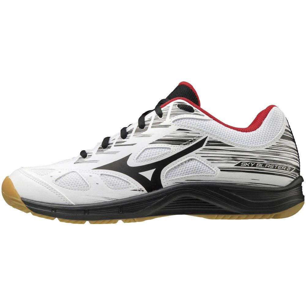 Mizuno Badminton Shoes SKY BLASTER 2 (White/Black) 71GA204509, Size: US 8
