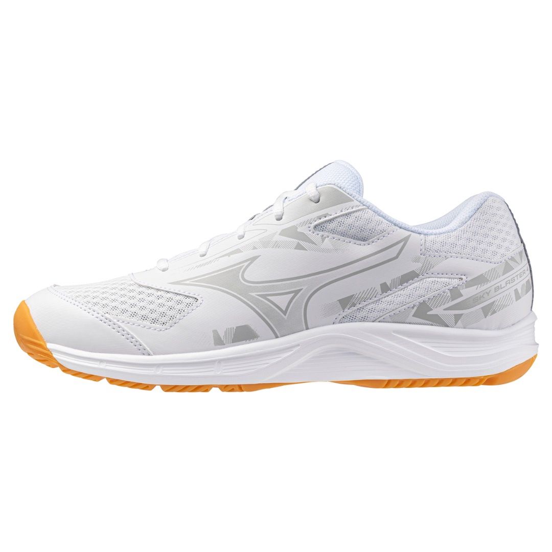 Mizuno Badminton Shoes SKY BLASTER 4 (White/Harbor Mist) 71GA253310 Mizuno Badminton Shoes SKY BLASTER 4 (White/Harbor Mist) 71GA253310, Size: US 6