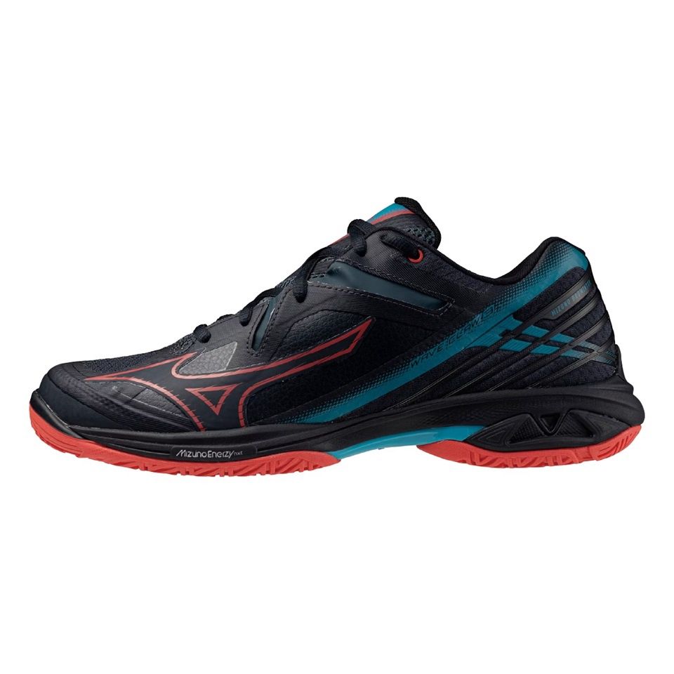 Mizuno Badminton Shoes WAVE CLAW 3 (Black/Red) 71GA244327, Size: US 6