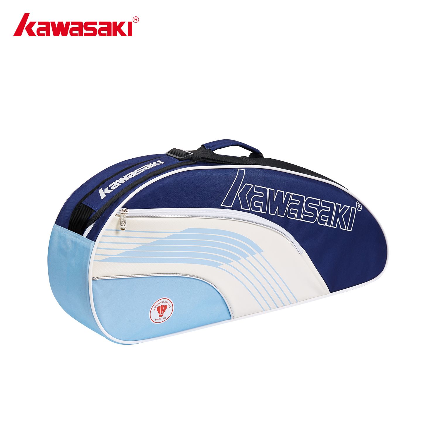 Kawasaki Badminton Bag (3 Racquet) K1G00-B8361 (Blue) Kawasaki Badminton Bag (3 Racquet) K1G00-B8361 (Blue)