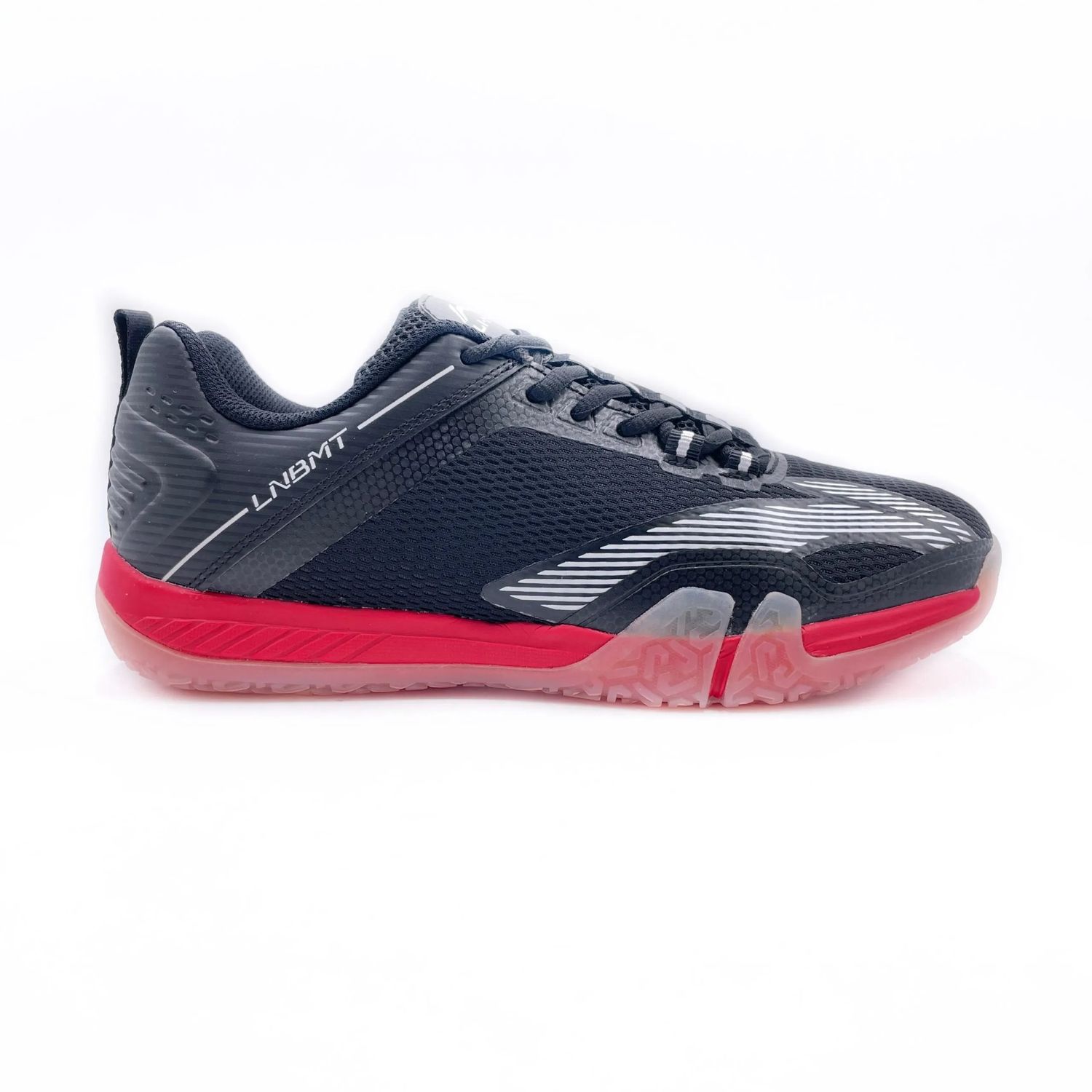 Li-Ning Badminton Shoes SAGA LITE 3 (BLACK/RED) AYTQ092-1, Size: EU 40
