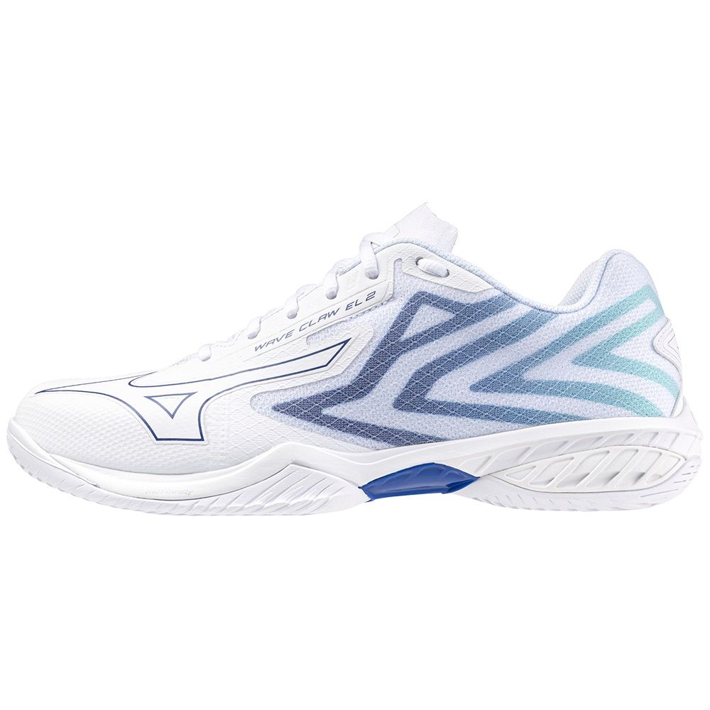 Mizuno Badminton Shoes WAVE CLAW EL 2 (White/Sailor Blue/Bluejay) 71GA228020 Mizuno Badminton Shoes WAVE CLAW EL 2 (White/Sailor Blue/Bluejay) 71GA228020, Size: US 6