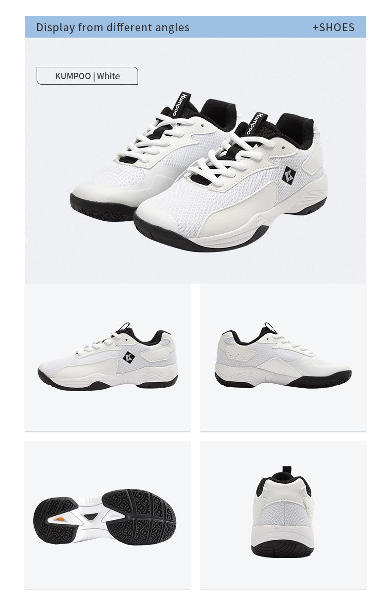 Kumpoo Shoes KH-J06 White Kumpoo Shoes KH-J06 White