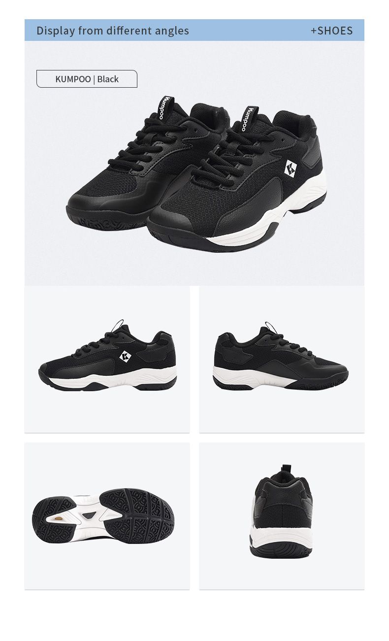 Kumpoo Shoes KH-J06 Black Kumpoo Shoes KH-J06 Black