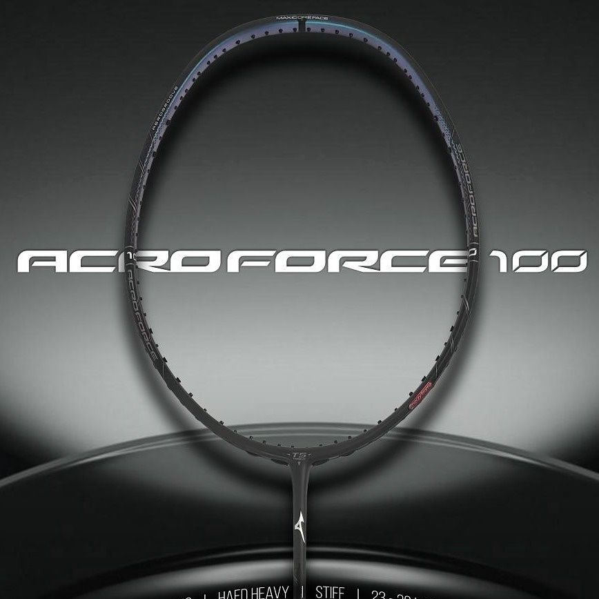 Mizuno ACROFORCE 100 4U6, Weight: 4U6  (Charcoal/Silver) 73JTB51008