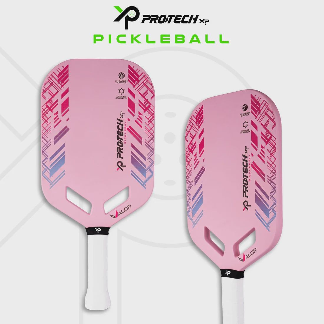 Protech XP Pickleball Paddle - VALOR (Pink)