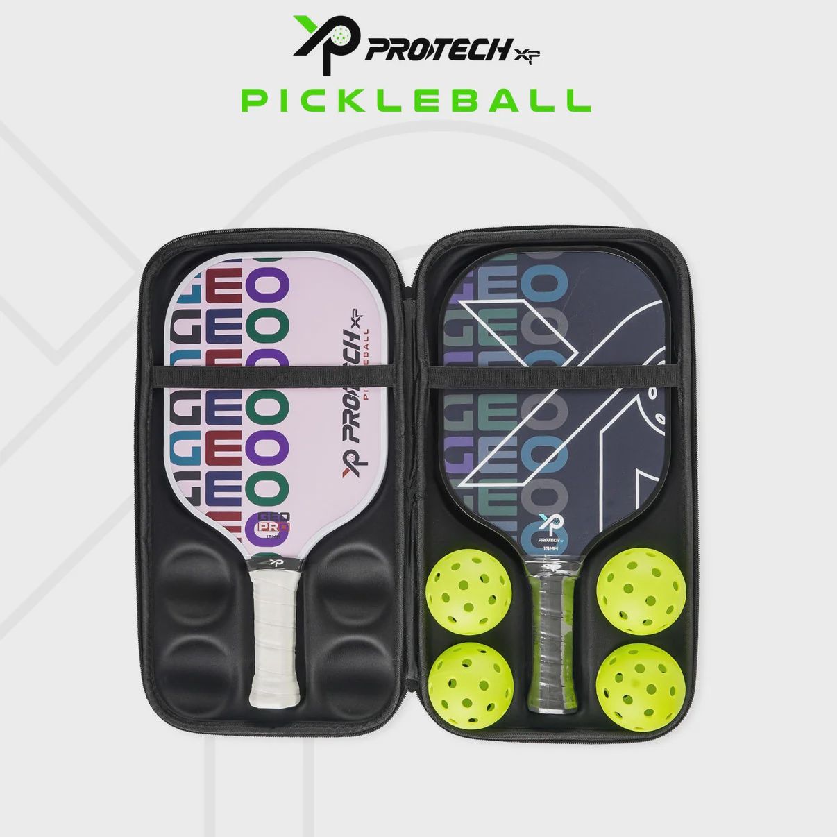 Protech XP Pickleball Paddle - GEO PRO (Pink &amp; Black set)