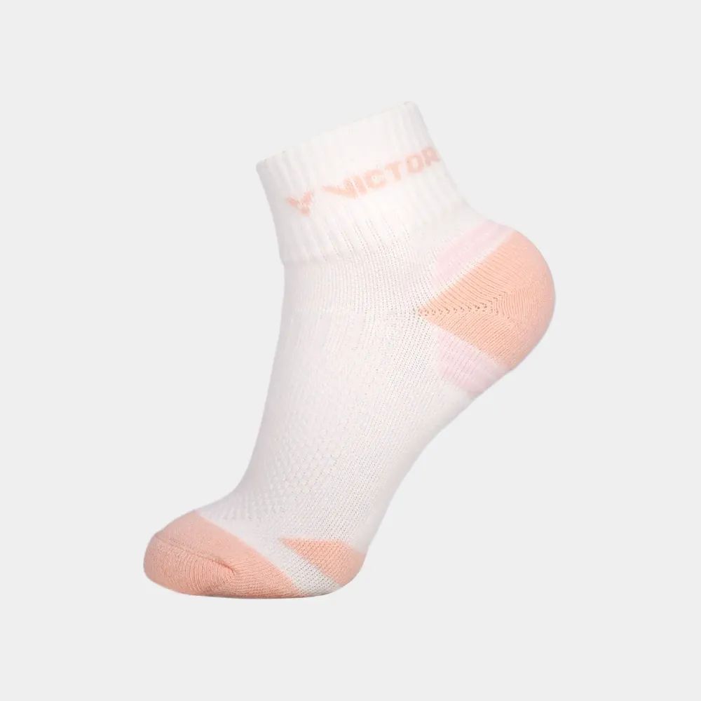 Victor Sports Socks SK2502 AI (White/Pink)
