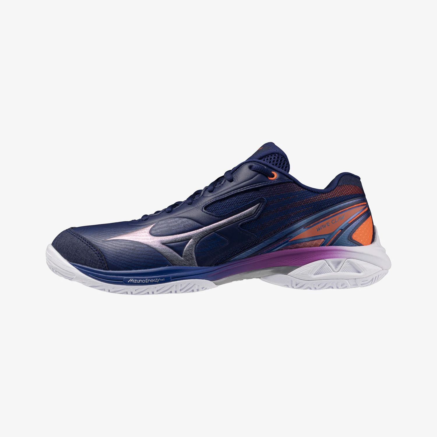Mizuno Badminton Shoes WAVE CLAW PRO 3 (Beacon Blue/Lava Orange/Surf The Web) 71GA265214 Mizuno Badminton Shoes WAVE CLAW PRO 3 (Beacon Blue/Lava Orange/Surf The Web) 71GA265214, Size: US 11.5