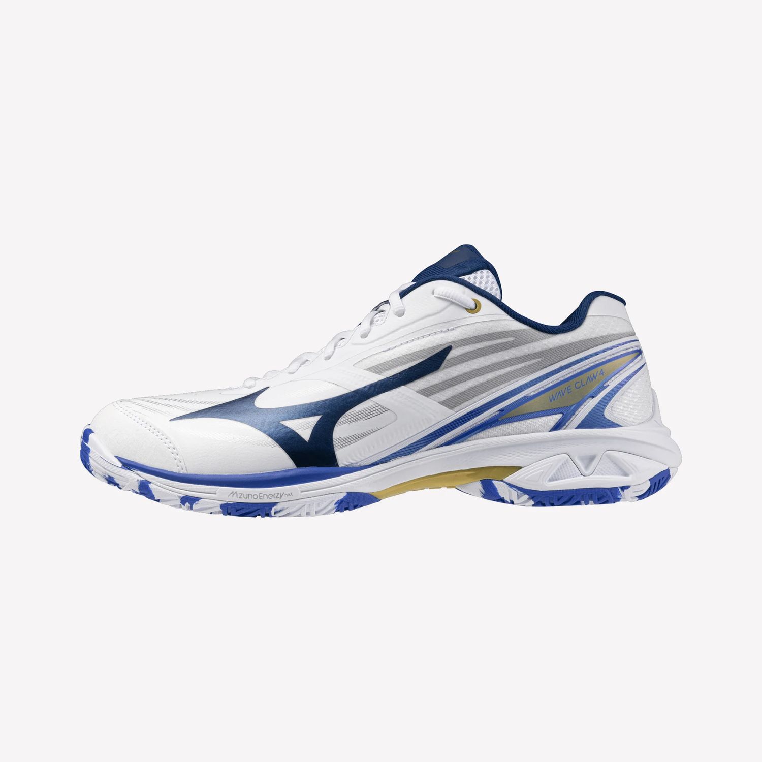 Mizuno Badminton Shoes WAVE CLAW 4 (White Dazzling Blue) 71GA264304, Size: US 7