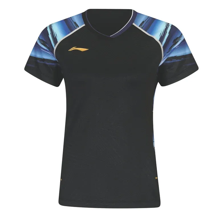 Li-Ning AAYW042-1C — International Badminton Jersey, Women, Black Li-Ning AAYW042-1C — International Badminton Jersey, Women, Black