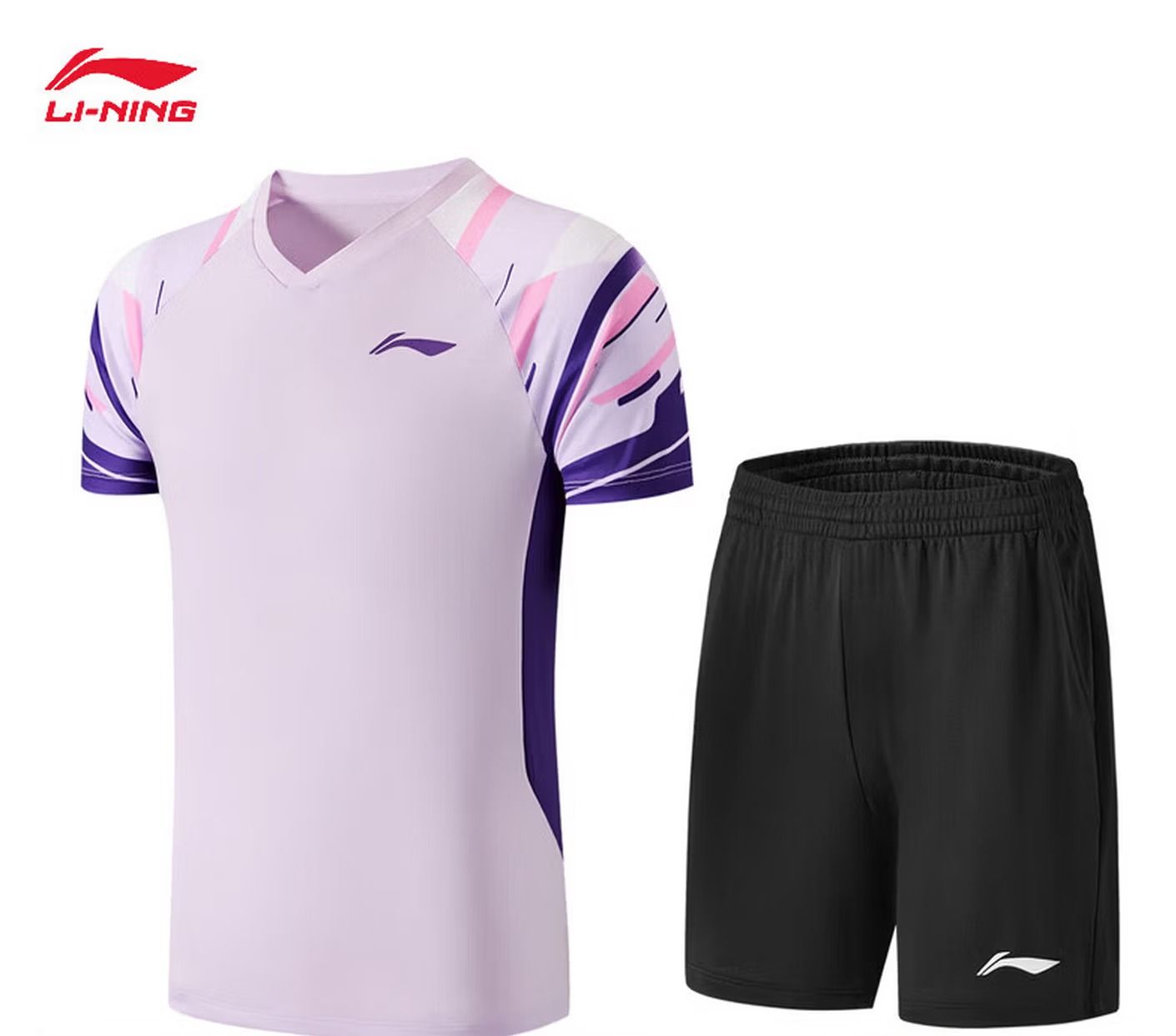 Li-Ning AATW015-6C — Badminton Competition Set, Unisex, Condensation Purple / Black Li-Ning AATW015-6C — Badminton Competition Set, Unisex, Condensation Purple / Black