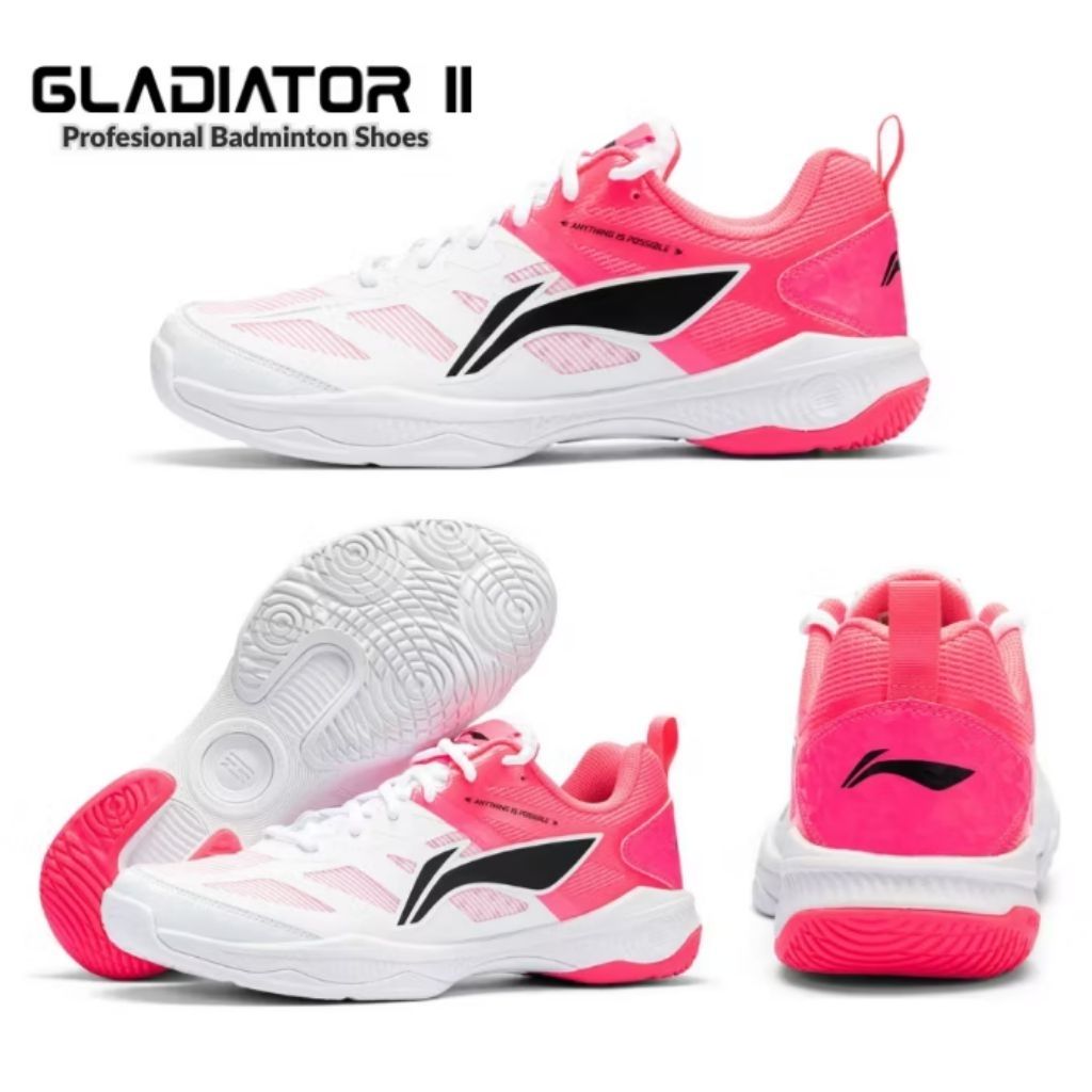 Li-Ning Badminton Shoes AYTV017-2C Gladiator II Li-Ning Badminton Shoes AYTV017-2C Gladiator II, Size: US 8.5